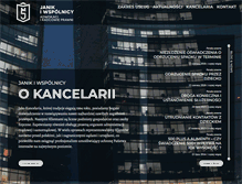 Tablet Screenshot of kancelaria-janik.com